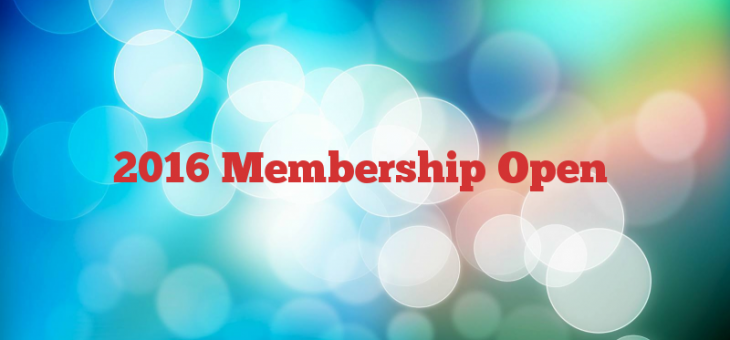 2016 Membership Open