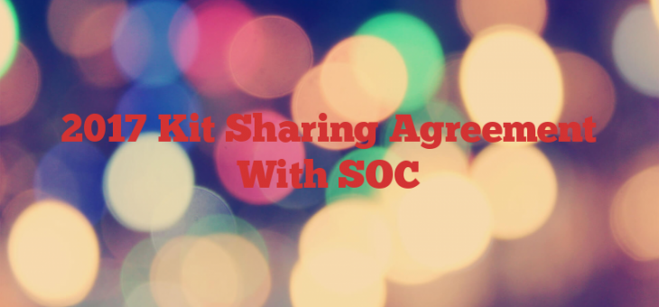 2017 Kit Sharing Agreement With SOC